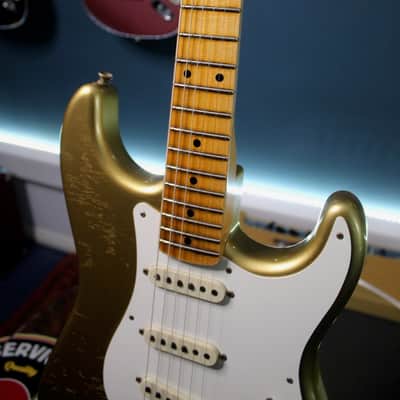 Fender Custom Shop '57 Stratocaster Journeyman Relic HLE Gold image 7