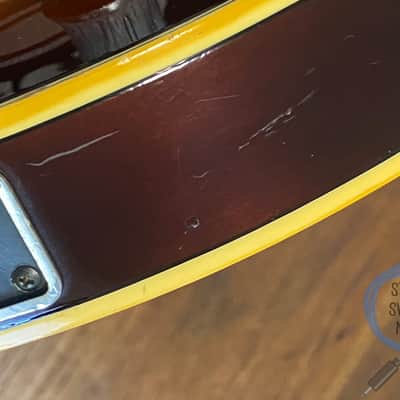 Yamaha SA60, Sunburst, 1974 Vintage, OHSC, “335” style, Semi Hollow Body image 18