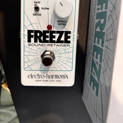 Electro-Harmonix Freeze Nano Sound Retainer Sustain Pedal 2010 - Present - Blue / Gray image 1