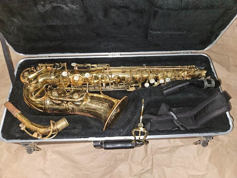 La Monte Alto Saxophone With Case, Italy, Very Good Condition image 1