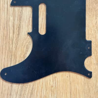 Vintage 1950 1951 1952 1953 1954 Fender Blackguard Telecaster Broadcaster Nocaster Pickguard Original Bakelite w/ Nitro Lacquer 5 Hole Single Ply image 2