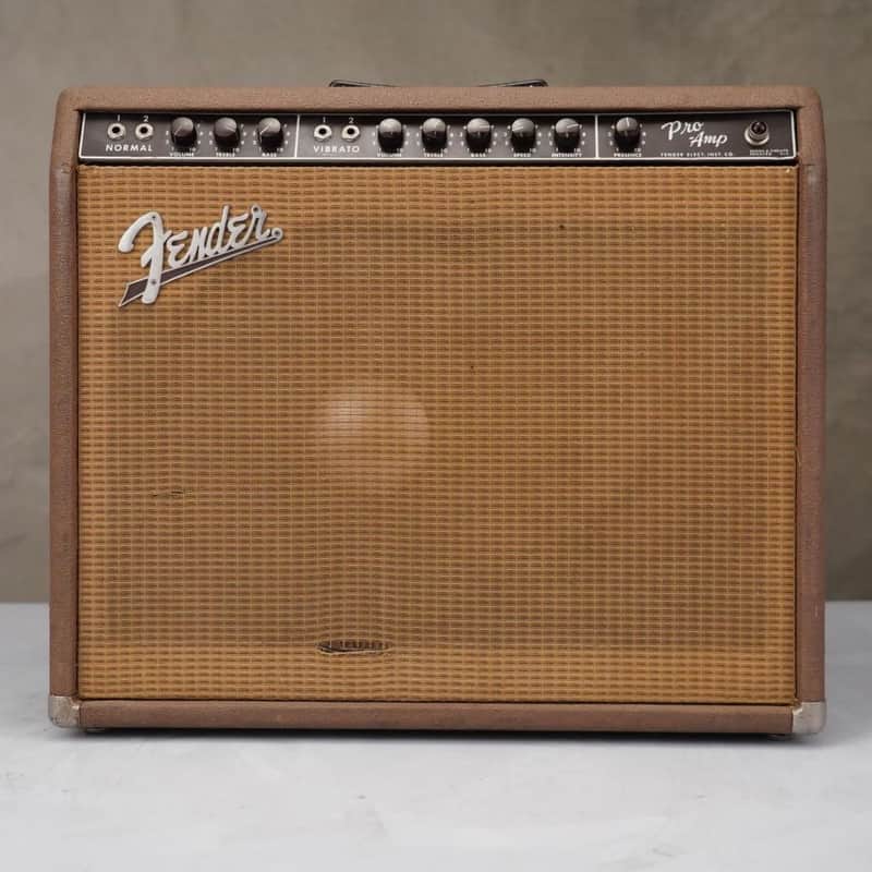 1962 Fender Pro Amp 6G5-A 1x15" Combo w/ JBL D130 & Flight Case #59044 image 1