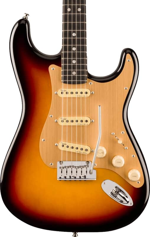 Fender American Ultra II Stratocaster Electric Guitar, Ebony Fingerboard, Ultraburst image 1