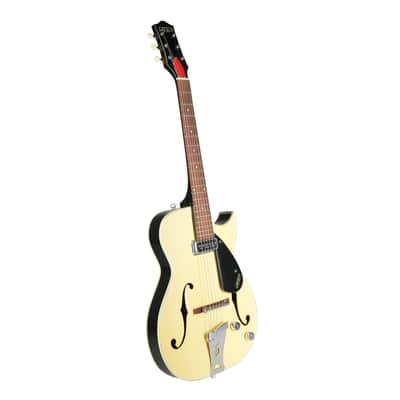 1957 - Gretsch Rambler 6115 Hollow Body - Lotus Ivory over Jet Black image 4