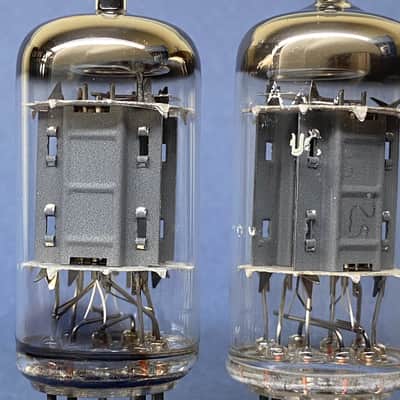 Telefunken ECC83 ◇ 12AX7 • 100% BALANCED mA & Gm PAIR • NOS Gm • 1960s • Ribbed Plates • Amplitrex AT-1000 Digitally Tested • Quite Very Low Noise • T-08-09 image 3