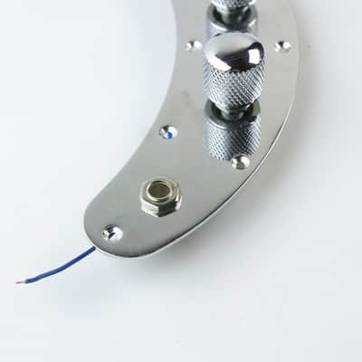 Replacment Wired Fully Loaded Metal Control Plate  For Music Man Style Bass ,Chrome image 3