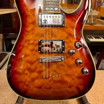 Schecter C-1 Custom 2016 – Made in Korea – Sunburst – Seymour Duncan SH-11 / ’59 image 3
