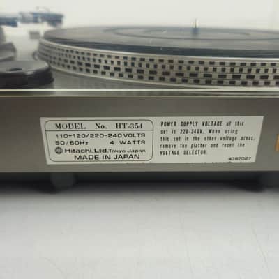 Hitachi - HT-354 - 2-Speed Direct-Drive Turntable image 14