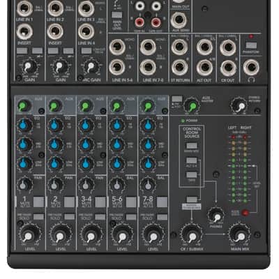Mackie 802VLZ4 Mixer 8-channel Compact Analog Low-Noise w/ 3 ONYX Preamps image 10