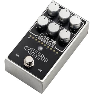 Origin Effects Cali76 V2 Bass Compressor Pedal, Black image 2