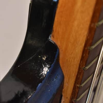 1970s Univox Hi-Flier Phase II Bass Metallic Blue Refin MIJ w/Gig Bag image 23