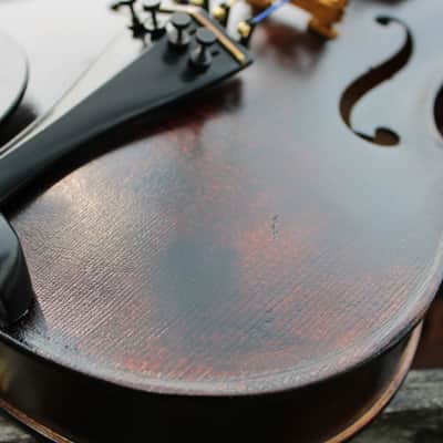 Crow Creek Fiddles Hoedown Special 4/4 size Handmade Fiddle / Violin with Case 2025 - Dark Rustic Brown image 8