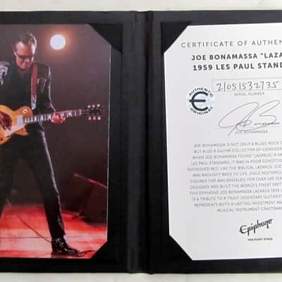 Used Epiphone Joe Bonamassa Signature "Lazarus" '59 Les Paul Standard W/ HSC VGC image 20