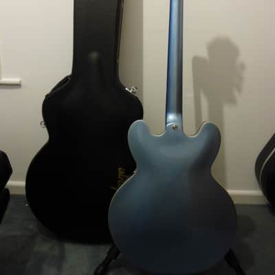 Epiphone ES-335 Dot 2011 Pelham Blue (Ltd Ed) with fitted case image 3