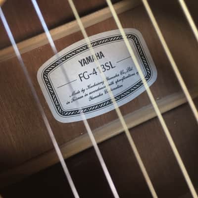 Yamaha FG-413SL Acoustic Guitar Lefty Left-Handed with Soft | Reverb