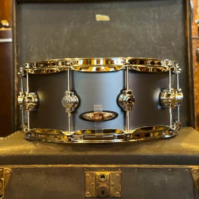 NEW DW 6x14 Design Series Snare Drum in Blue Slate image 4