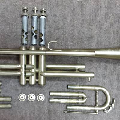 Professor Romeo Orsi Vintage c1950s Brushed Brass Professional Trumpet In Excellent Condition image 10