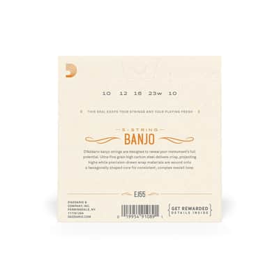 Ej55 5 String Banjo, Phosphor Bronze, Medium, 10 23 image 2