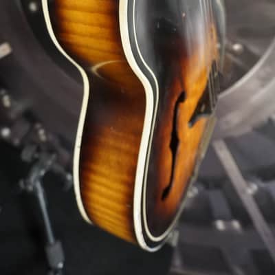 Harmony 1215 Archtop Acoustic Guitar c.1936 Sunburst – Pre-War Made in USA image 11