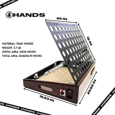Hands Custom Pedalboard Supreme Imbuia "16x20" image 10