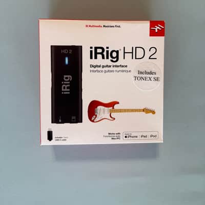 IK Multimedia iRig HD 2 Guitar Bass Audio Interface for iPhone iPad Mac PC image 1