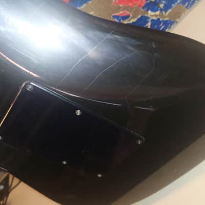 valley arts custom pro USA black beauty mirror gold pre samick 1992 signed image 10
