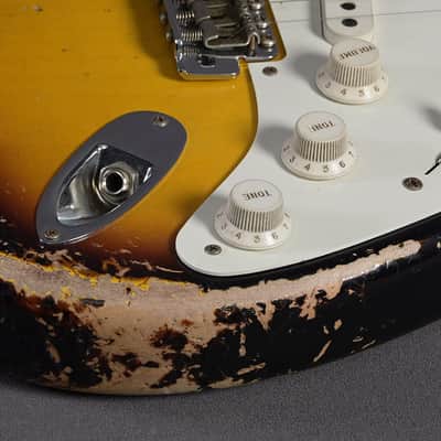 Fender Custom Shop Stratocaster 1956 REL 2-Tone Sunburst Kyle McMillin Masterbuilt 2023 image 7