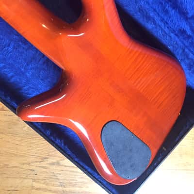 Early version Spector Euro 5 LX bass guitar flamed maple 5 string made in Czech Republic Make Offer! image 5