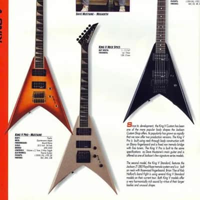 Jackson King V Pro 1995 - Dave Mustaine image 15