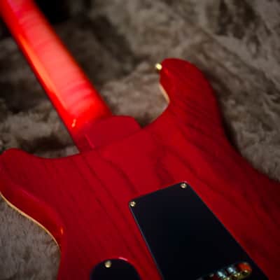 PRS Custom 24 Semi-Hollow Wood Library Bonnie Pink 10 Top image 10