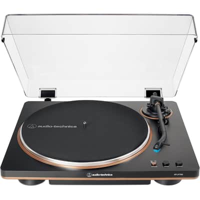 Audio-Technica AT-LP70X-BZ Fully Automatic Turntable w/ Record Care Bundle image 2