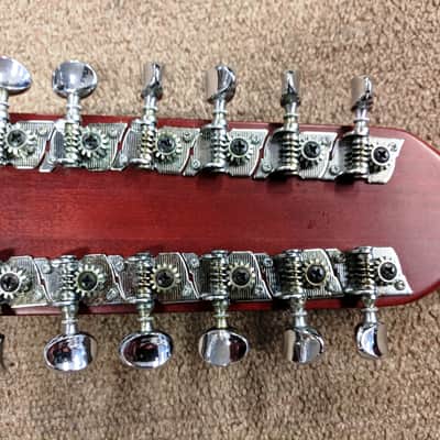 1974 Alvarez Model 5021 12 String Acoustic Guitar, Solid Spruce, Mahogany, MIJ, Light Strings image 7