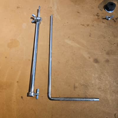WFL Bass Drum Mounted Cymbal Arm - Telescoping L Arm 1950s image 4