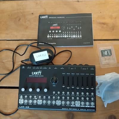Erica Synths LXR-02 Digital Drum Synth 2021 - Black image 3