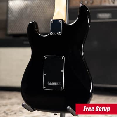 Fender Standard Stratocaster HSS Electric Guitar - Black image 2