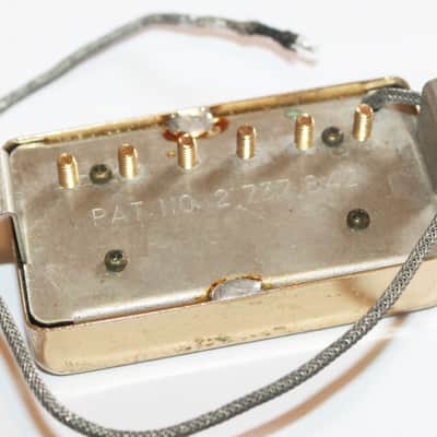Vintage 1974 Gibson les Paul Custom Patent Number T Top Humbucker Pickup ES SG 1970's image 2