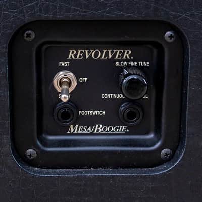 1990s Mesa Boogie Revolver 1x12” Rotating Speaker Cabinet Leslie, Near-Mint w/ Cover, Pedals & Paperwork image 3