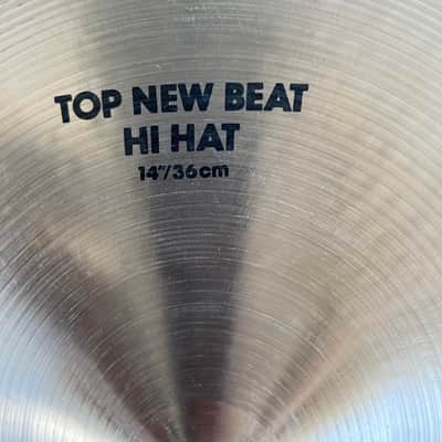 1990's A Zildjian Mixed Set 14" New Beat Hi-Hats - Natural Finish (ID-Lot-18) image 5