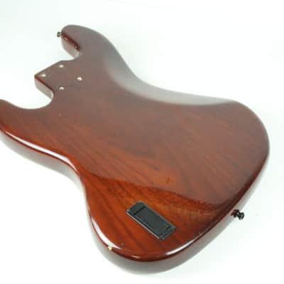 1978 Fender Jazz Bass BODY Burgundy Red Walnut ASH 3-Bolt to 4-Bolt 1970's Vintage image 6