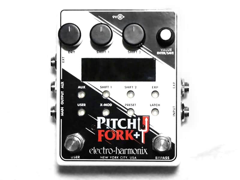 Used Electro-Harmonix EHX Pitch Fork + Plus Pitch Shifter Guitar Effects Pedal image 1
