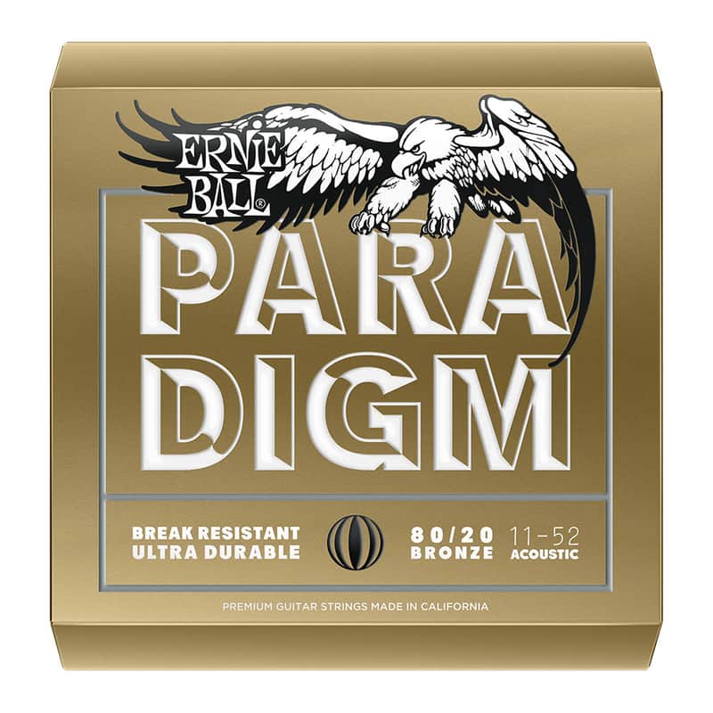 Ernie Ball P02088 Paradigm Light 80/20 Bronze Acoustic Guitar Strings (11-52) image 1