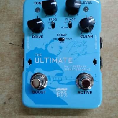 EBS Billy Sheehan Ultimate Signature Drive Pedal w/ Original box & paperwork image 3
