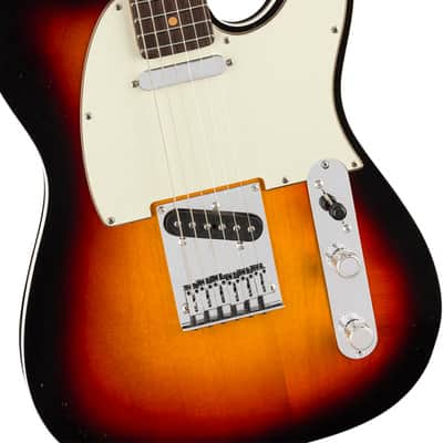 Fender American Ultra Luxe Vintage '60s Custom Telecaster Electric Guitar. Rosewood Fingerboard, 3-Color Sunburst TGF33 image 3