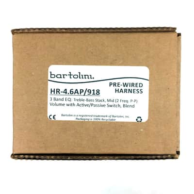 Bartolini HR4.6AP/918 Pre-Wired Active/Passive Bass Preamp Harness 9V/18V image 6