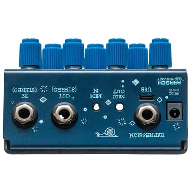 Old Blood Noise Endeavors Dark Star Stereo V3 Reverb and Pitch Shifting Pedal - Blue image 2