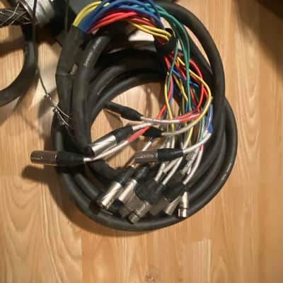 SALS-12x4x25 - 12 Channel 25' Snake Cable (XLR & TRS Returns) image 3