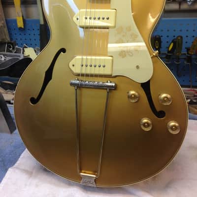Gibson ES-295 1952-57 Creme & Gold Floral Pickguard | Reverb
