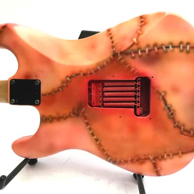 LEATHERSTRAT Peavey Predator Custom Airbrushed Horror Strat image 3