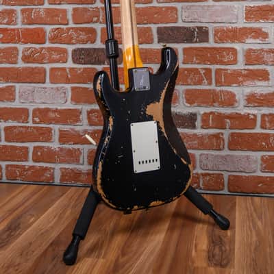 Fender Custom Shop SR25-69 Stratocaster Heavy Relic Black 2025 w/OHSC image 6