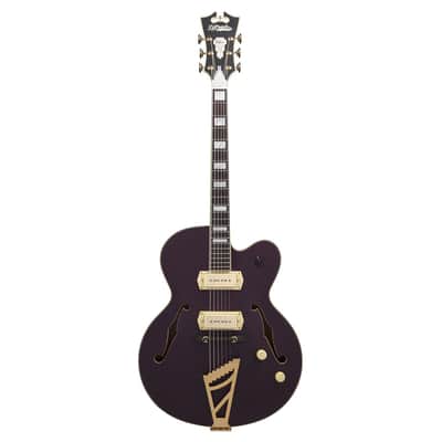 D'angelico Deluxe 59 Left-Handed - Matte Plum - B-Stock image 2